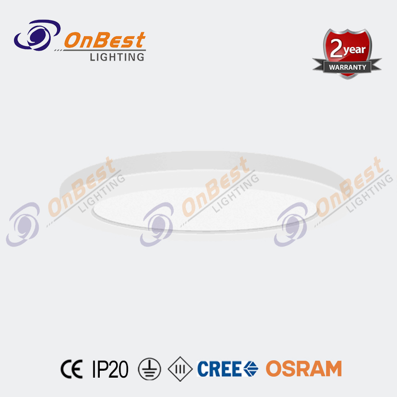 6w Aluminum exposed installation led panel light,led round panel lights,ceiling lamp,Led Light,Supplied Led panel light in OnBest Lighting