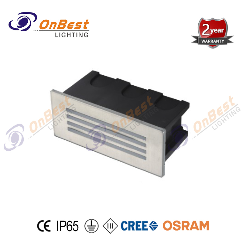 KSR-12312 1.5w Led Step Light Rectangle Aluminum IP65 Waterproof Led Stair Light Recessed Mode Led Lights,led,led Lamp,led Stair Light,Supplied Led Step Light in OnBest Lighting