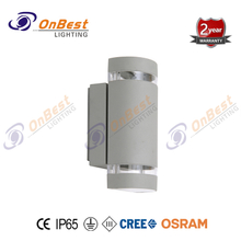Cylindrical GU10 outdoor waterproof wall light 2*35W led up and down aluminum tube wall light,led,led Light,led Lamp,Supplied Led Wall Light in OnBest Lighting