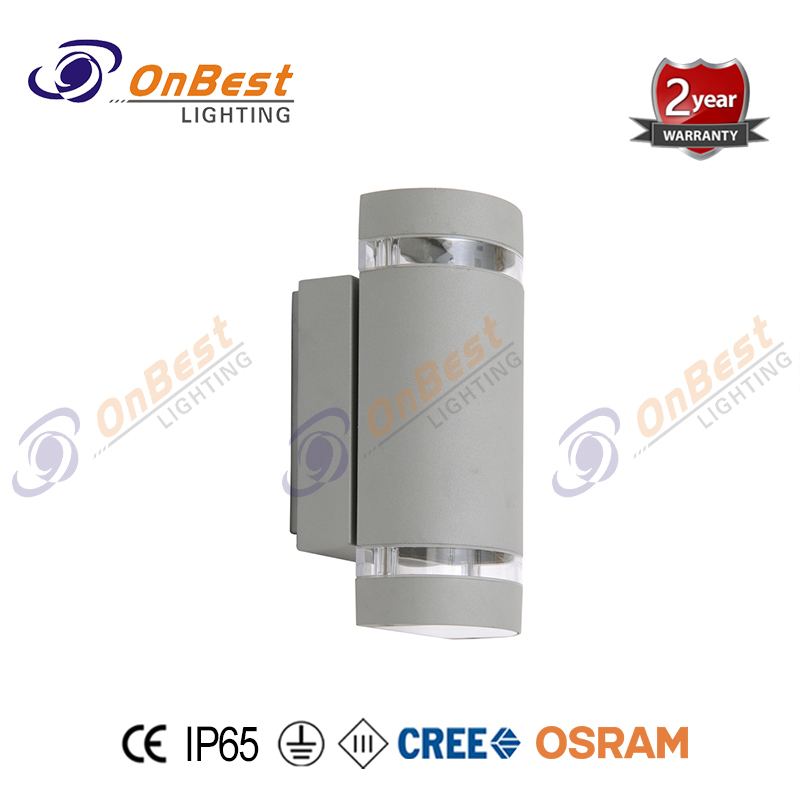 Cylindrical outdoor waterproof wall light 2*35W led up and down aluminum tube wall light,led,led Light,led Lamp,Supplied Led Wall Light in OnBest Lighting