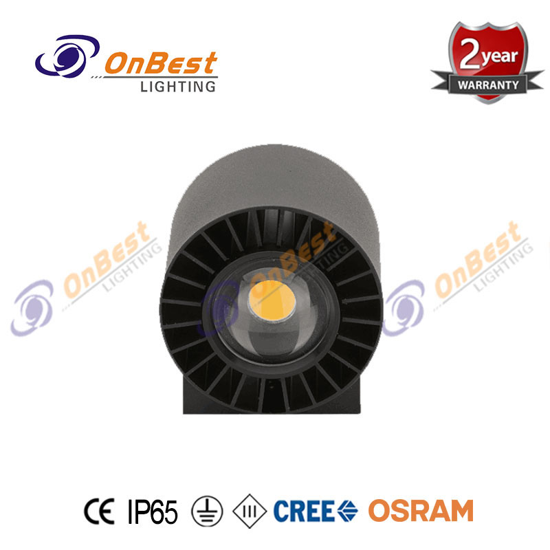 Cylinderal Led Wall Light 2x20W Led Modern Light KWL-T6023 in White,Anti Glare Led Surface Mounted Led Wall Sconce,40w Led Light,led Up Down Wall Light,Supplied Led Light in OnBest Lighting