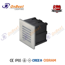 KSR-8012 1.5w Led Step Light Square Aluminum IP65 Square Shape Led Stair Light Waterproof Recessed Mode Led Lights,led,led Lamp,led Stair Light,Supplied Led Step Light in OnBest Lighting