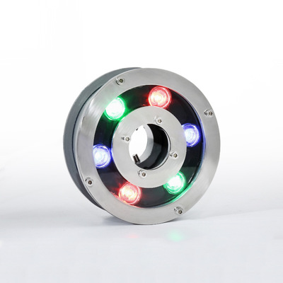 6w rgb led fountain light pool light in ip68 rating