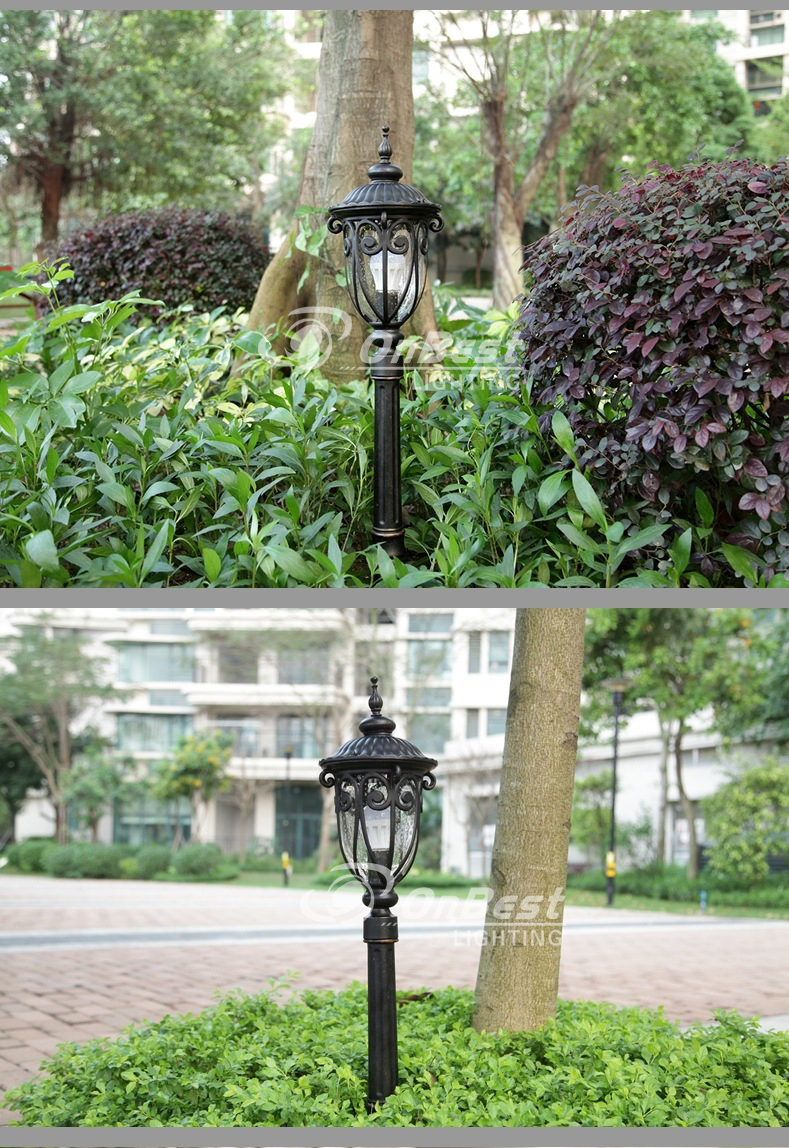 Characteristic outdoor waterproof die-cast aluminum courtyard grassland European courtyard lantern garden lantern villa lawn lantern fence factory-21