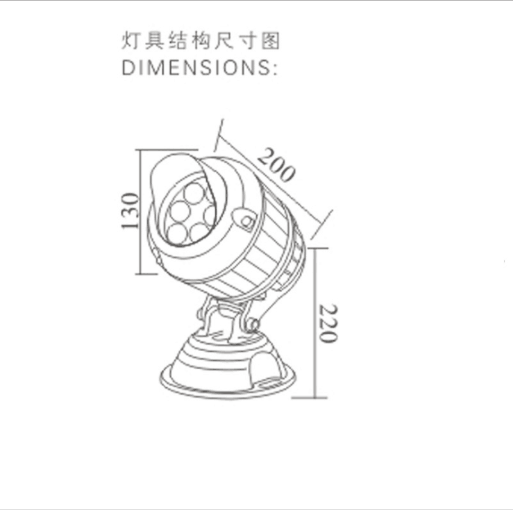China LED Light 6W LED Garden Light,led Tree Light,led Lawn Light - Supply Led Garden Light in OnBest Lighting