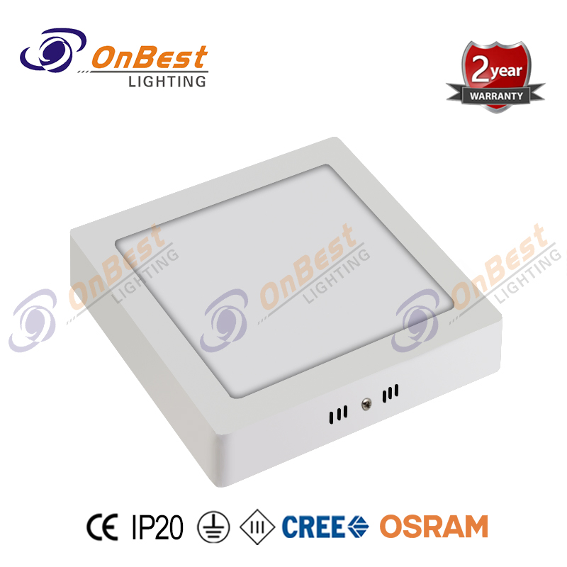 6w Aluminum exposed installation led panel light,led square panel lights,surface ceiling lamp,Led Light,Supplied Led panel light in OnBest Lighting