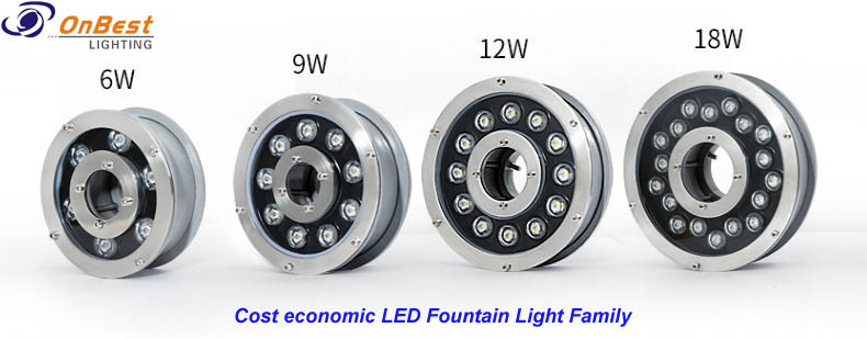 OnBest Lighting economic cost LED Fountain Light Family
