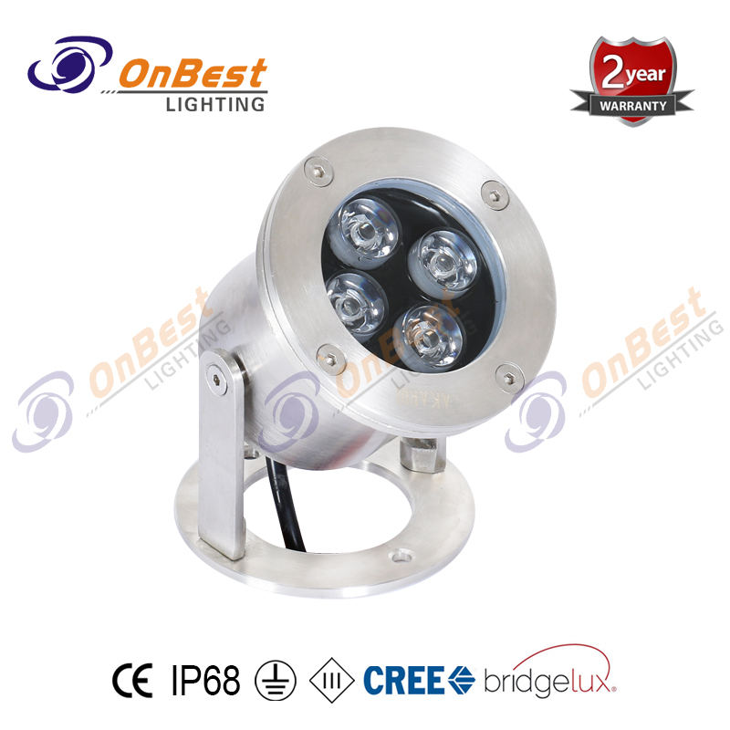 4w rgb led underwater light KUW-904-3