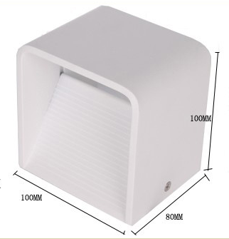 new led 4w cob led wall light size