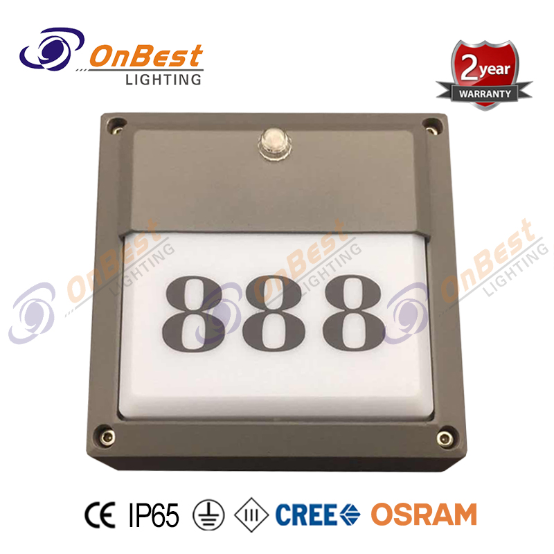 Door Bell Light with door number, led smart light with Alarm and light sensor function fitted with 6w Led,light Sensor Door Bell Light,Supplied Led Door Bell Light in OnBest Lighting