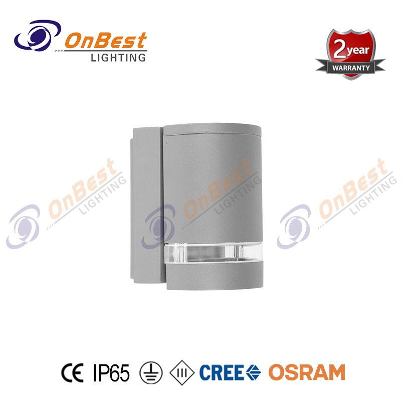 Cylindrical GU10 outdoor waterproof wall light 35W led up/down aluminum tube wall light,led,led Light,led Lamp,Supplied Led Wall Light in OnBest Lighting