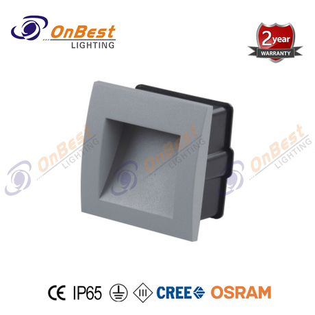 KSR-901S 1w Led Step Light Square Aluminum IP65 Waterproof Led Stair Light Recessed Mode Led Lights,led,led Lamp,led Stair Light,Supplied Led Step Light in OnBest Lighting